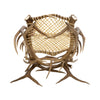 Elk Antler and Rawhide Armchair