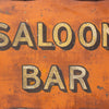 "Saloon Bar" Texas Trade Sign
