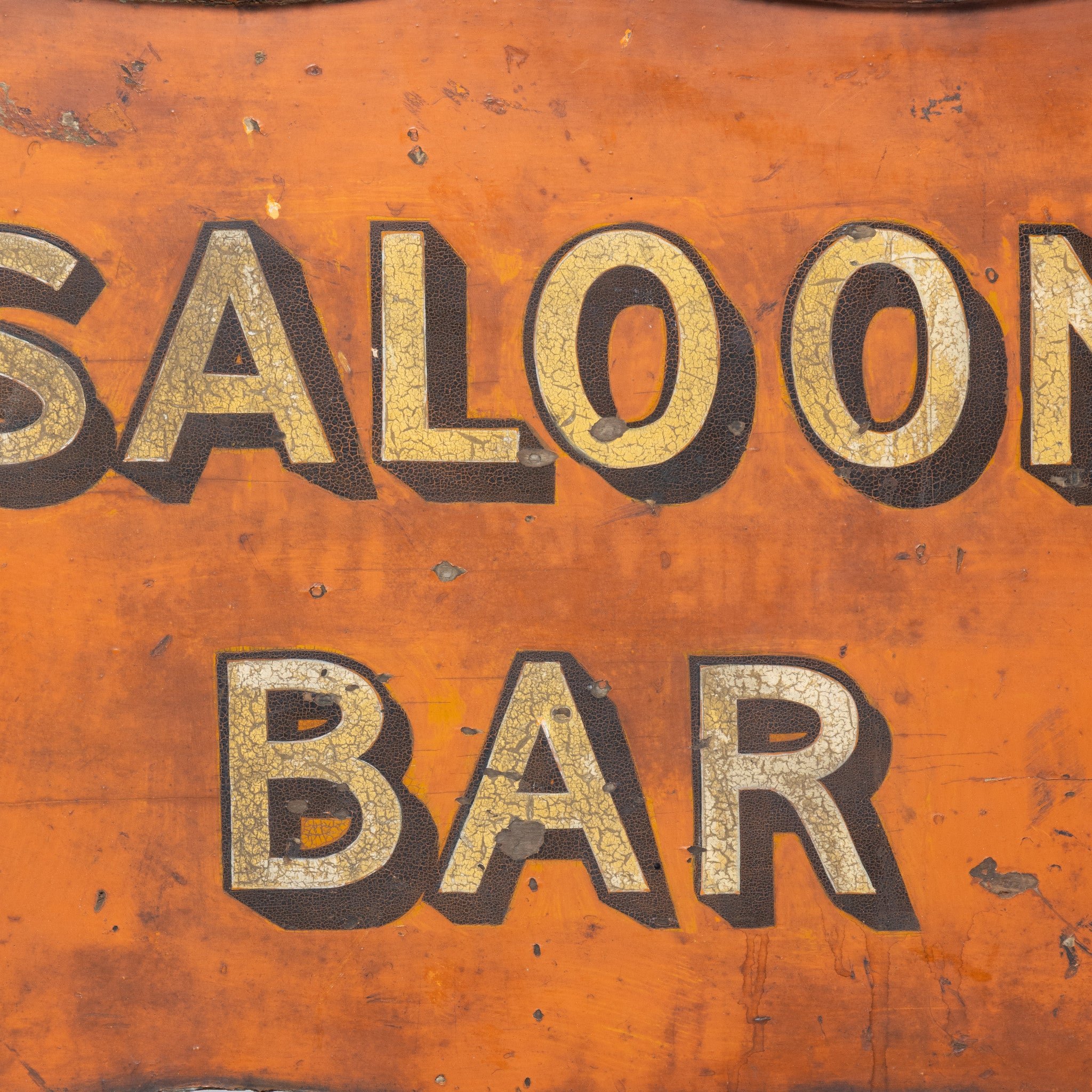 "Saloon Bar" Texas Trade Sign