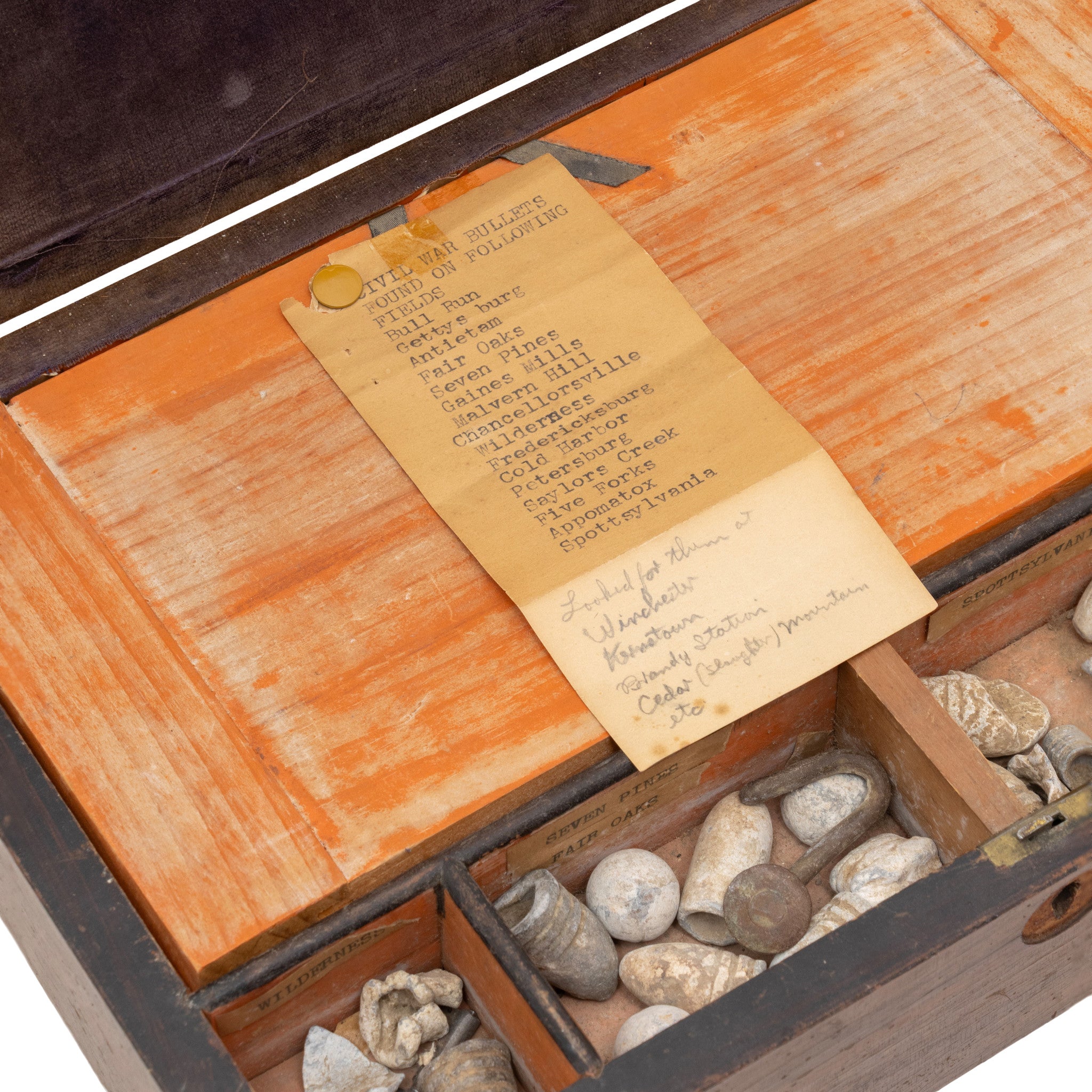 Collection of Civil War Bullets