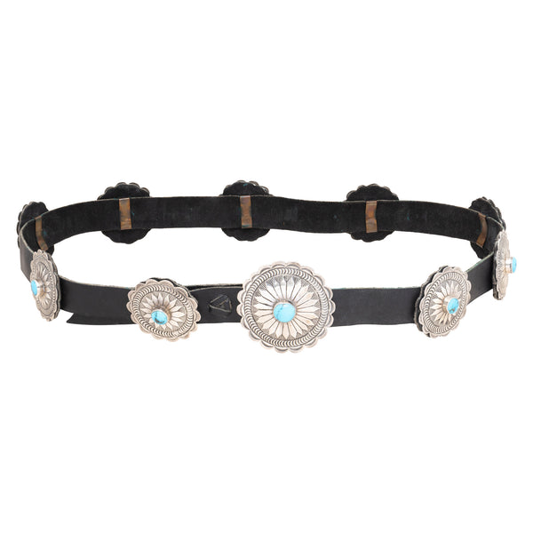 Navajo Turquoise Concho Belt, Jewelry, Belt, Native