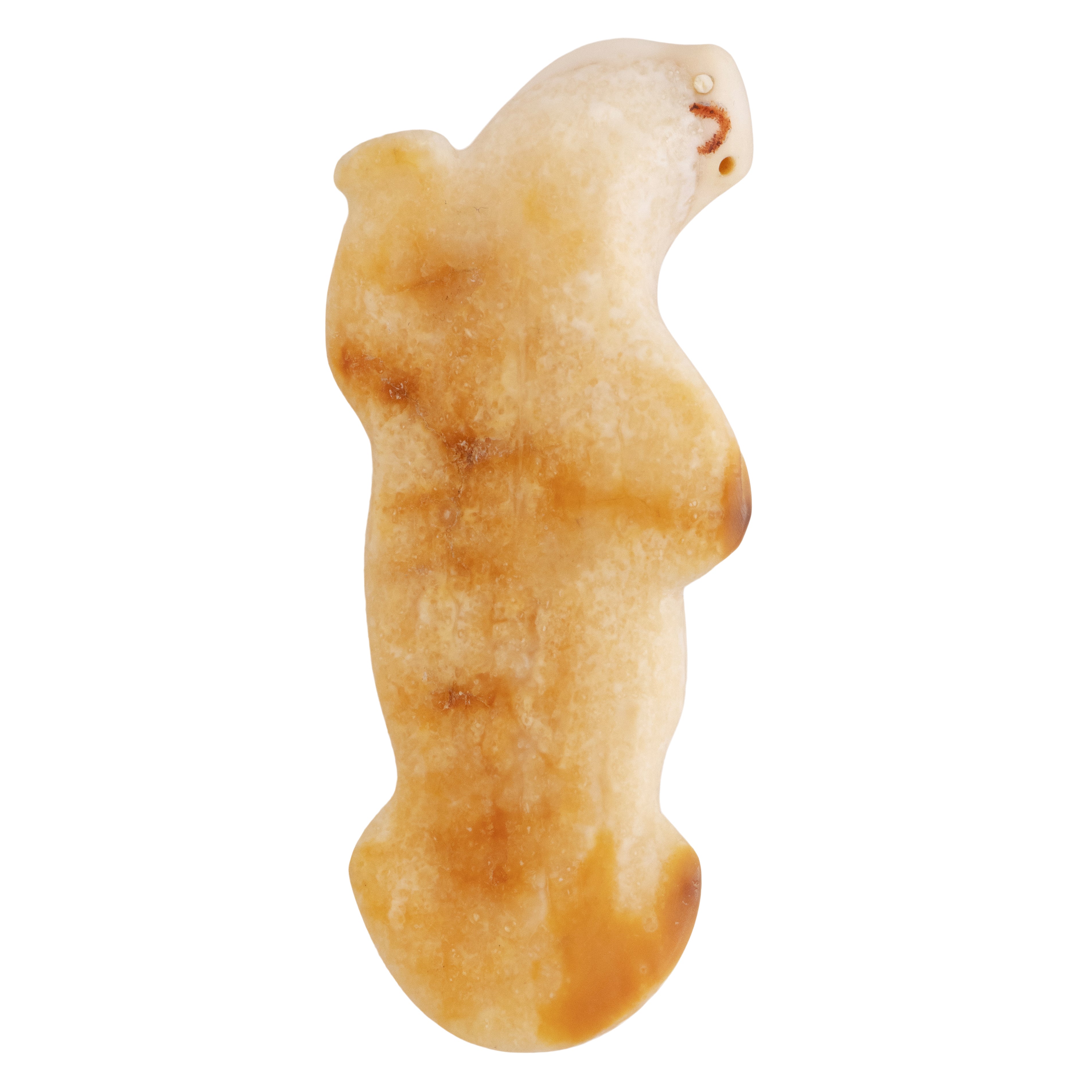 Miniature Inuit Fossilized Ivory Seal