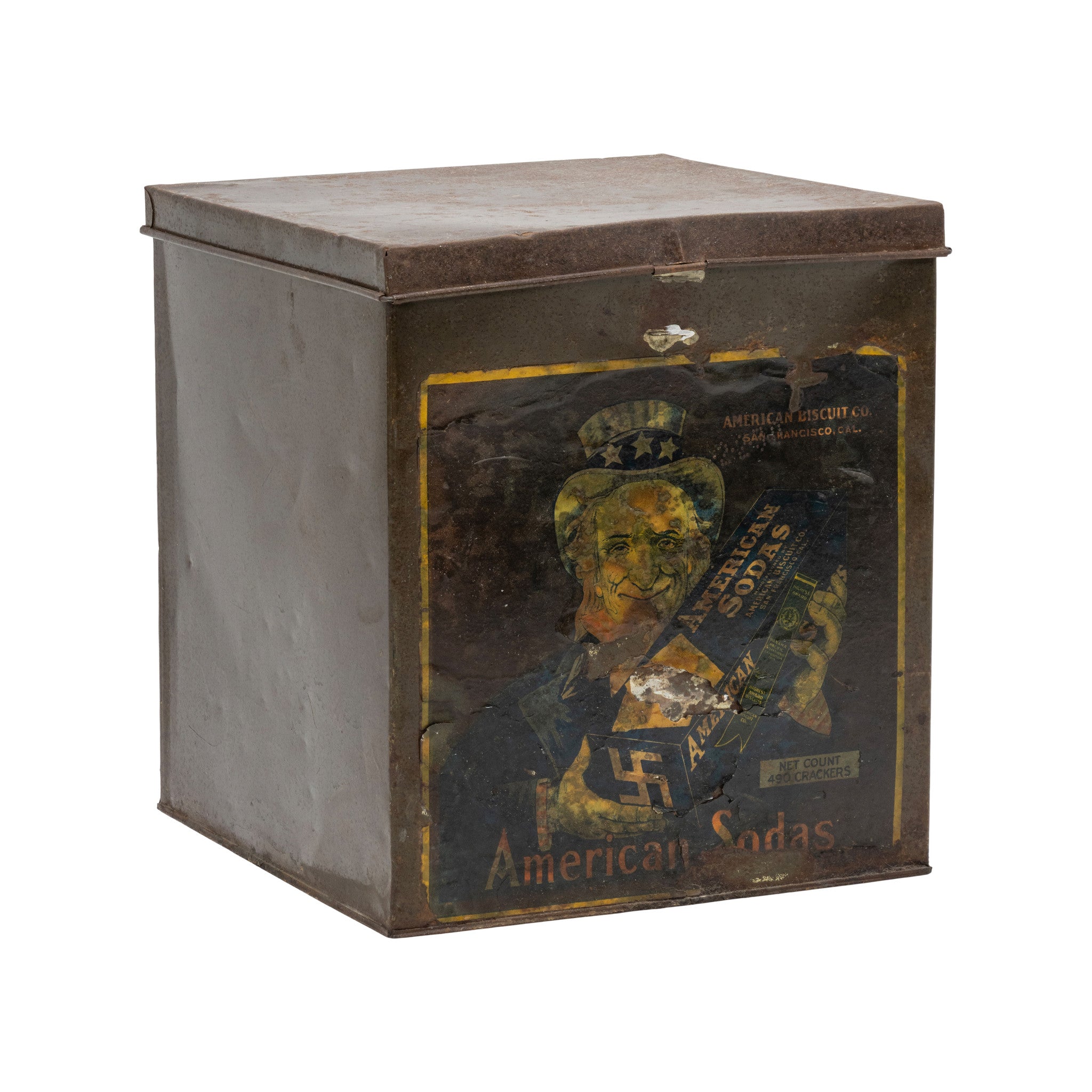 American Biscuit Company Tin