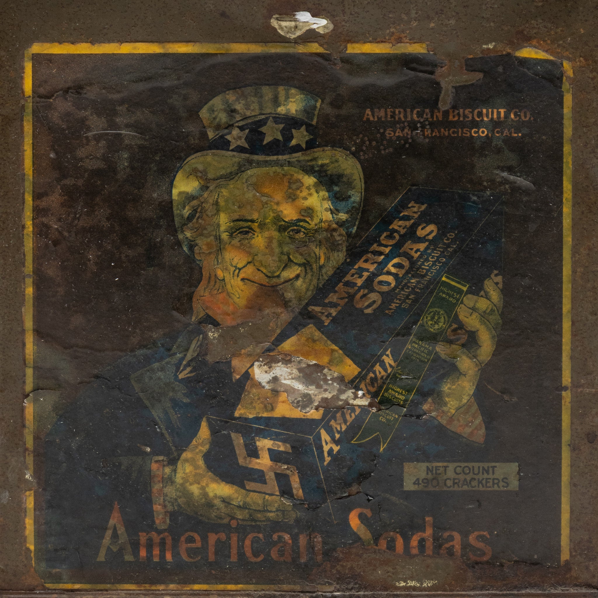 American Biscuit Company Tin