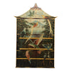 Hand Painted Bird Cage Wall Panel, Fine Art, Painting, Wildlife