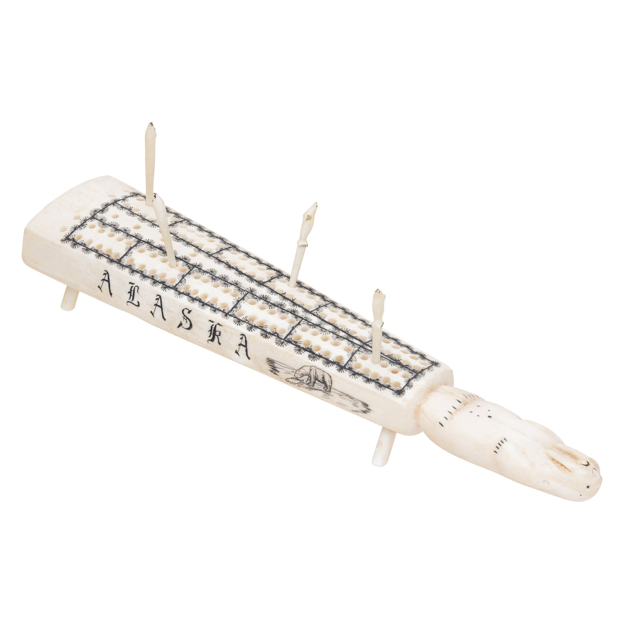 Inuit Cribbage Board