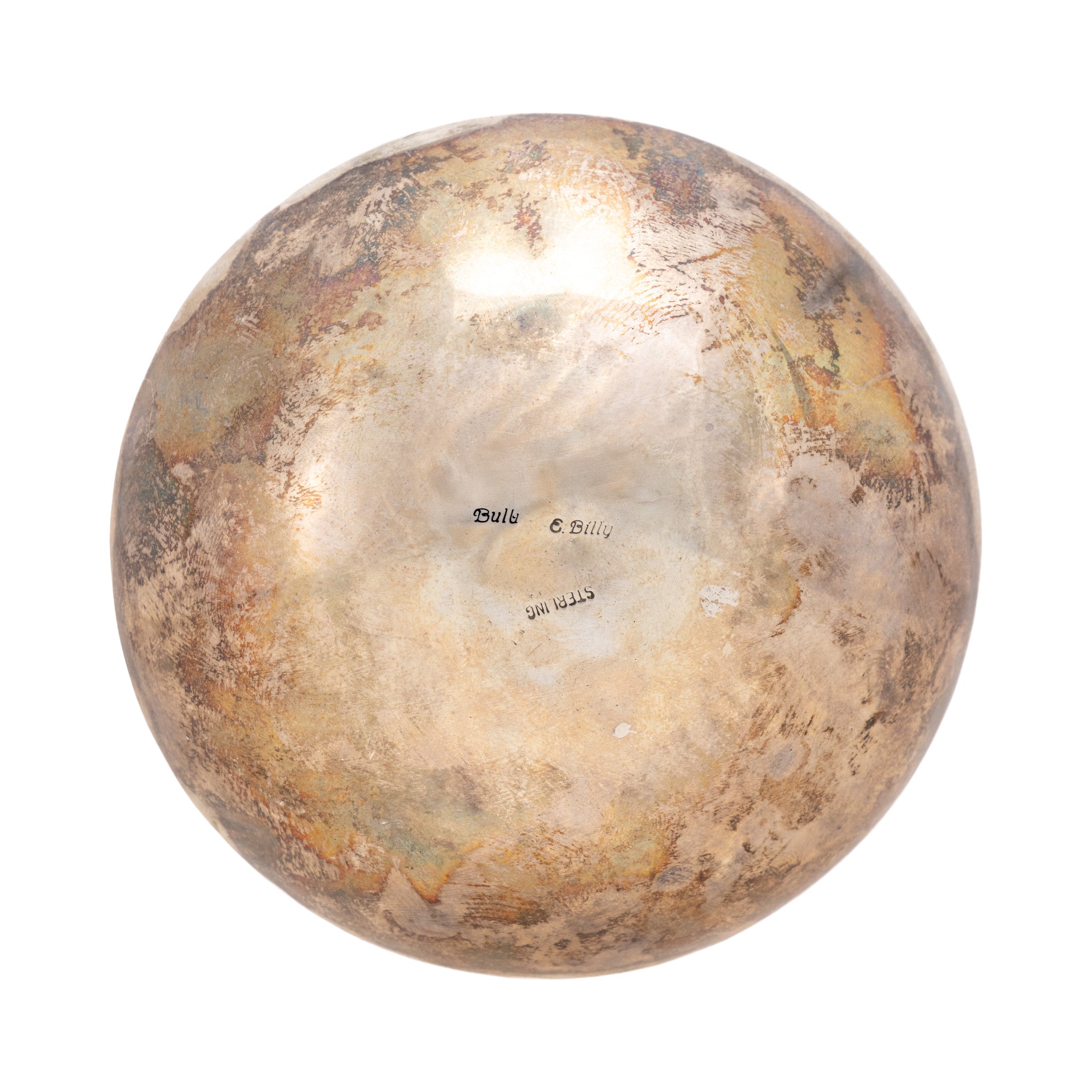 Navajo Sterling Silver Blue Topaz Vessel