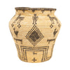 Western Apache Olla, Native, Basketry, Vertical