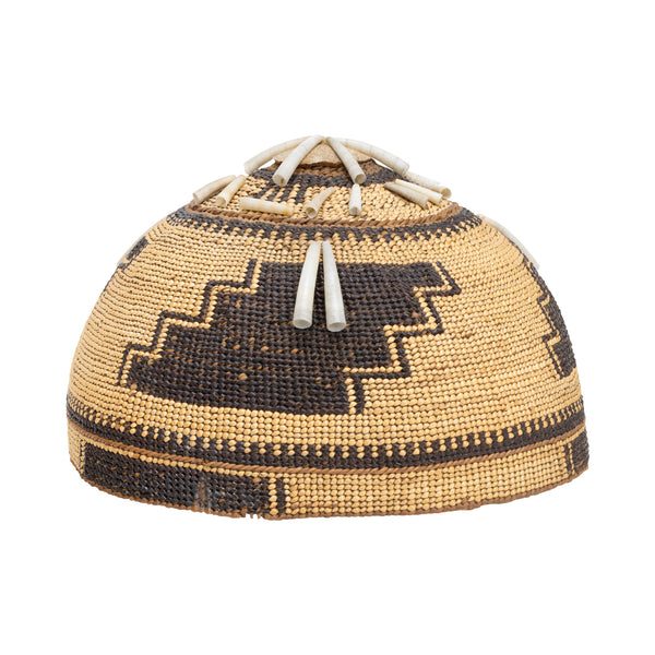 Hupa/Yurok Hat Basket, Native, Basketry, Hat