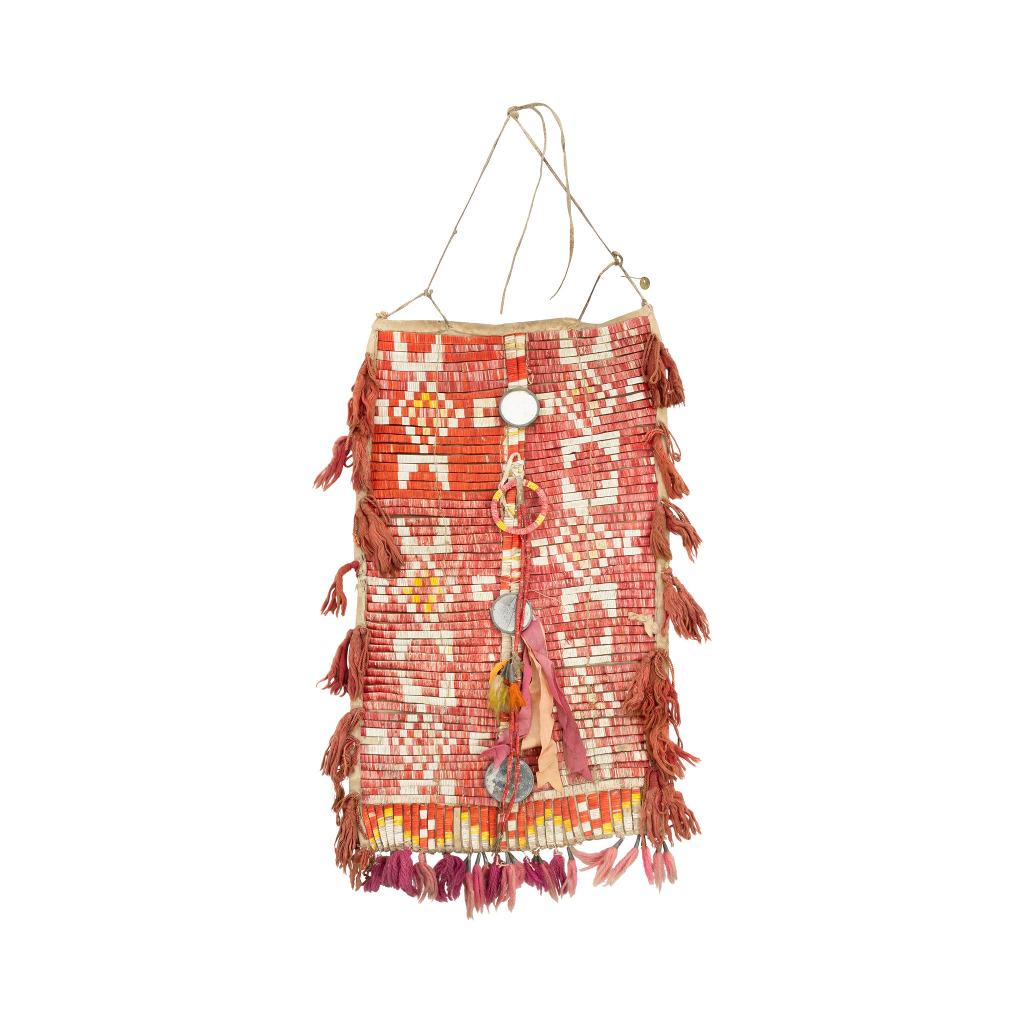 Sioux Quilled Breastplate, Native, Garment, Breastplate