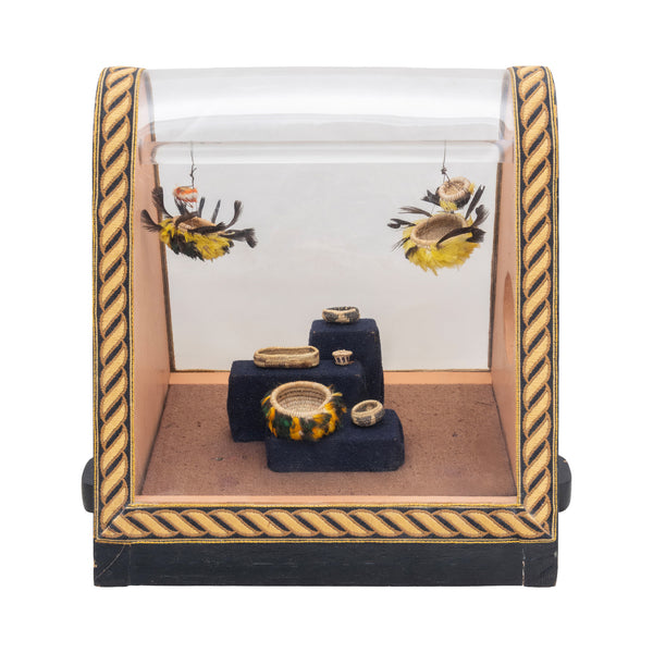 Pomo Miniature Gift Basket Collection, Native, Basketry, Vertical