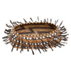 Pomo Feathered Gift Basket, Native, Basketry, Vertical