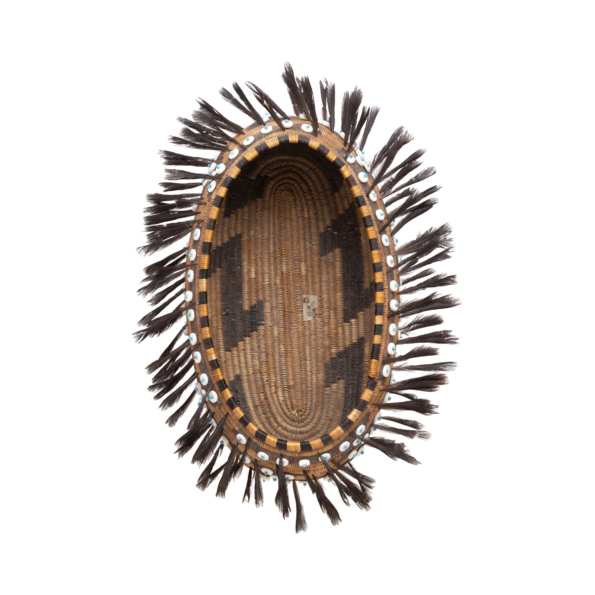 Pomo Feathered Gift Basket