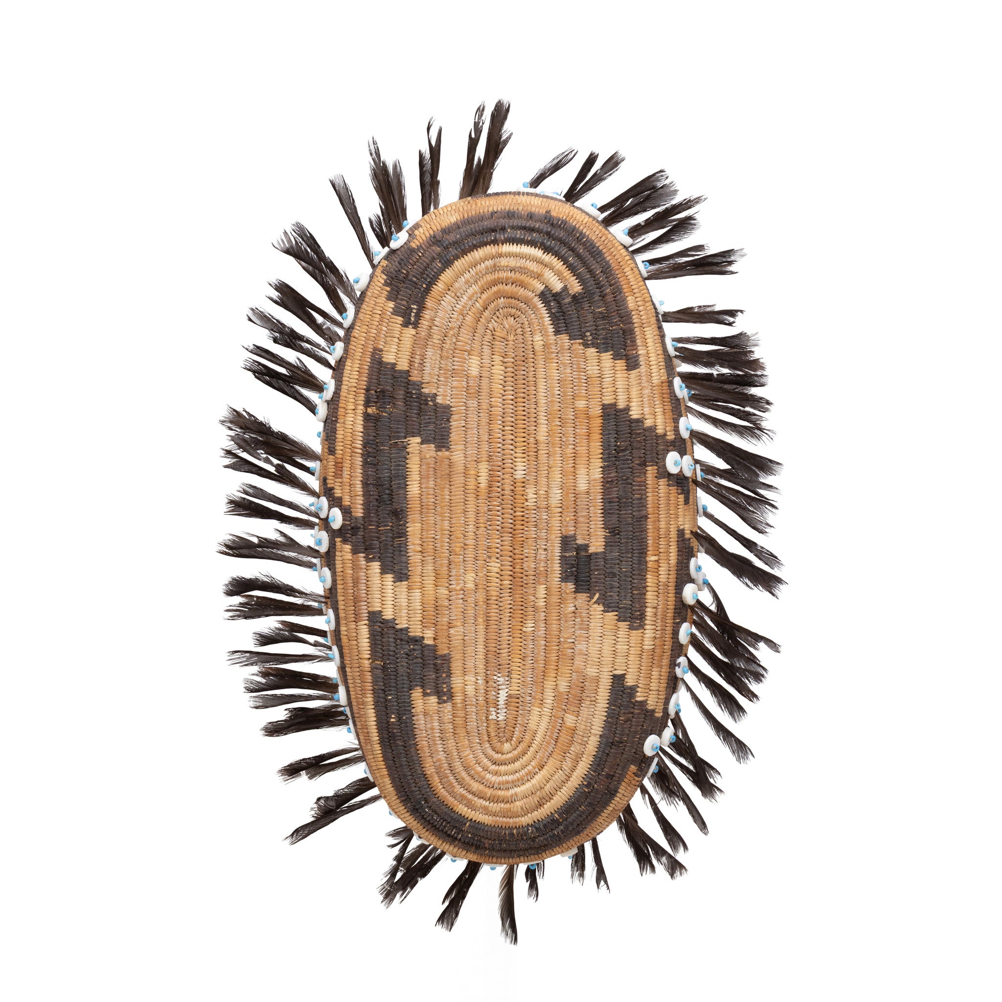 Pomo Feathered Gift Basket