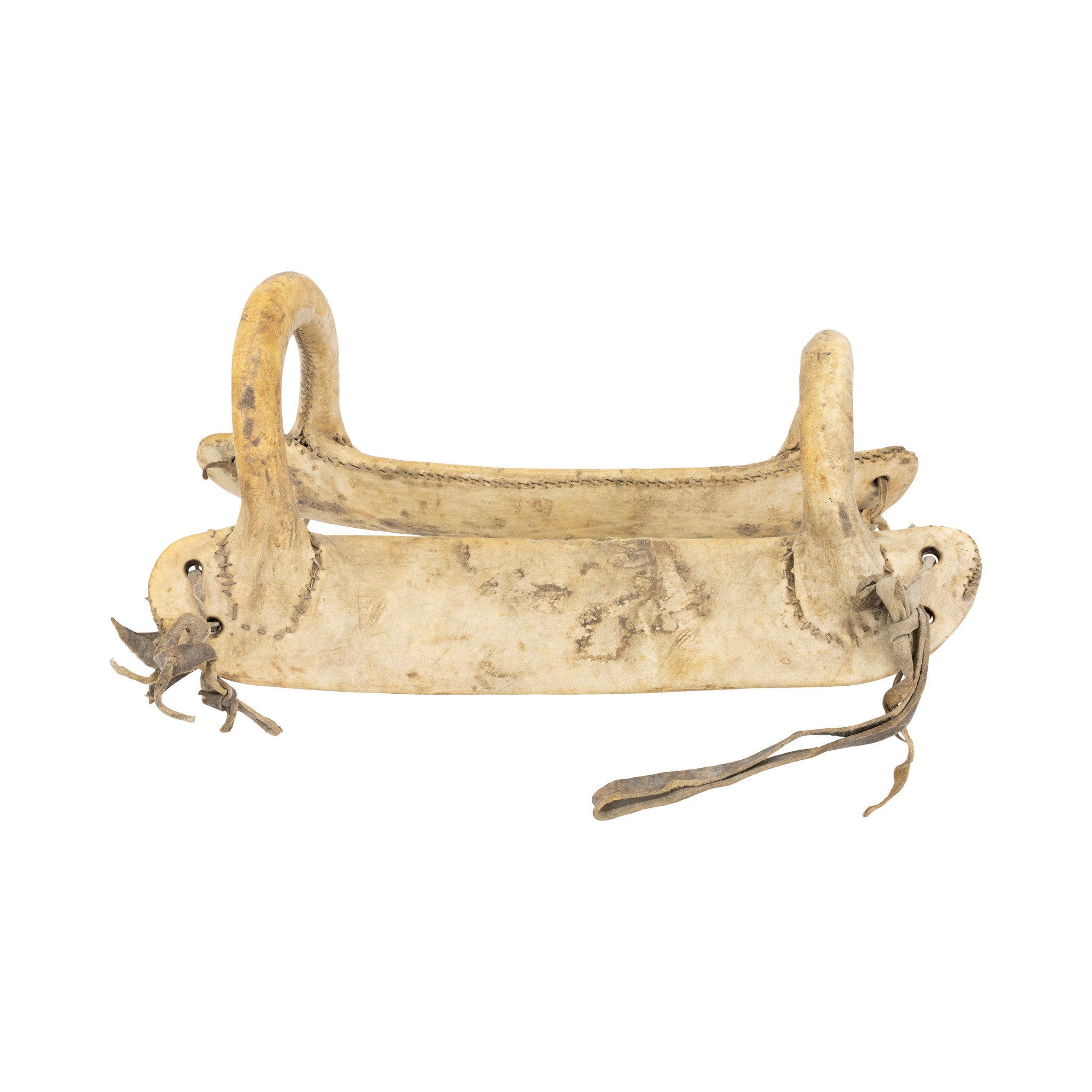 Comanche Wood and Rawhide Saddle