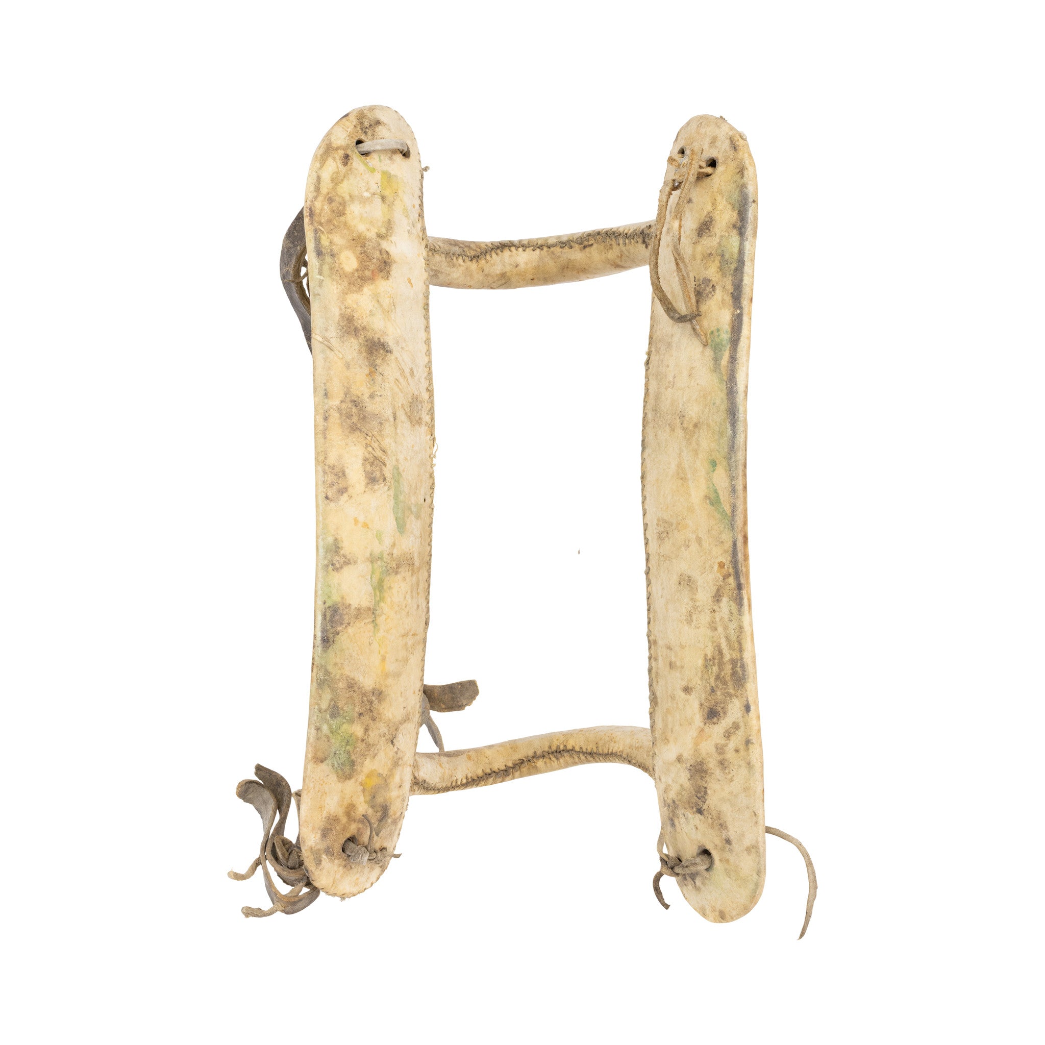 Comanche Wood and Rawhide Saddle