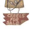 Hanging "Creels for Sale" Trade Sign