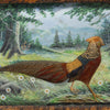 Forest Painting with Golden Pheasant