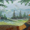 Forest Painting with Golden Pheasant