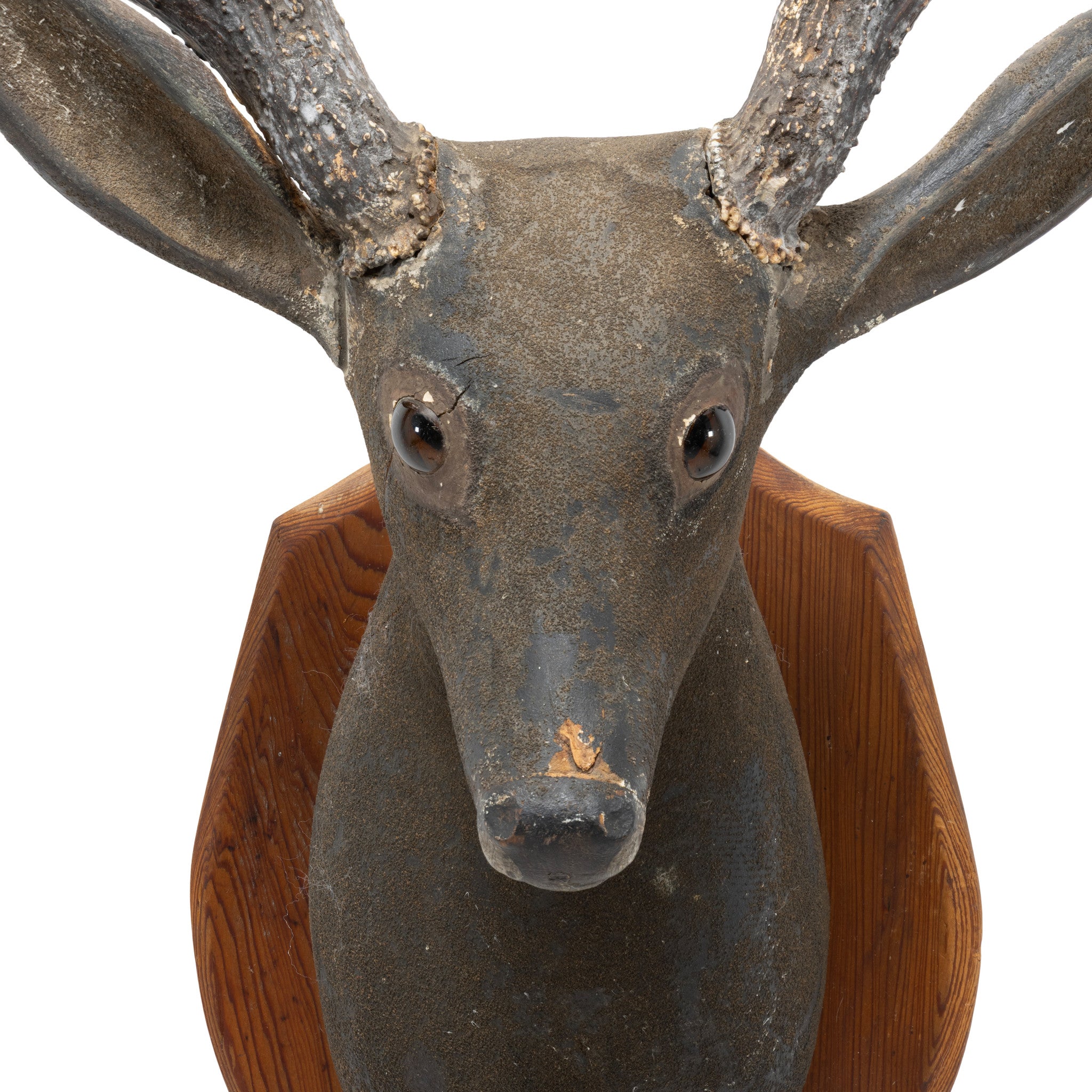 Folk Art Adirondack Deer Head Trophy Mount
