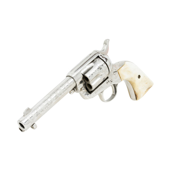 Engraved Colt First Generation Single Action Army Revolver, Firearms, Handgun, Revolver