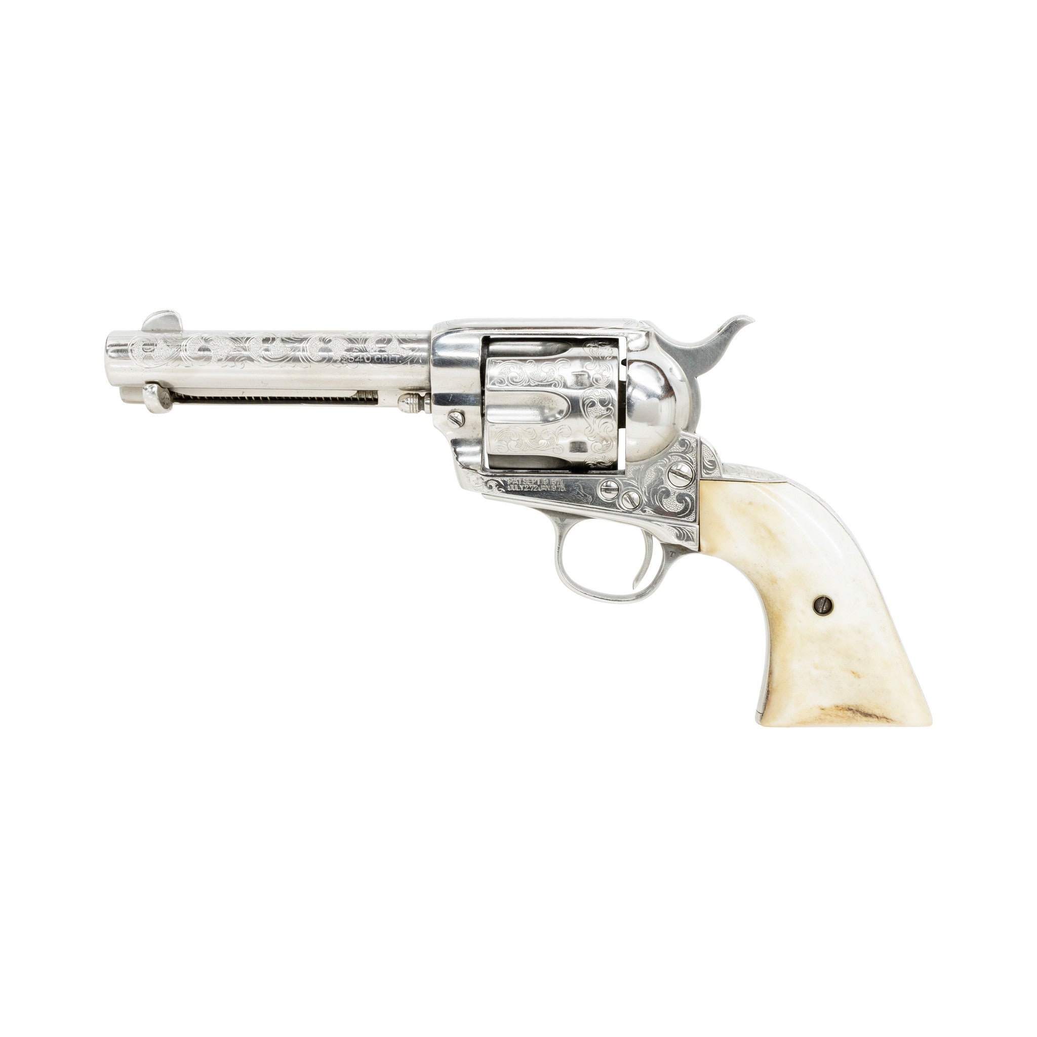 Engraved Colt First Generation Single Action Army Revolver