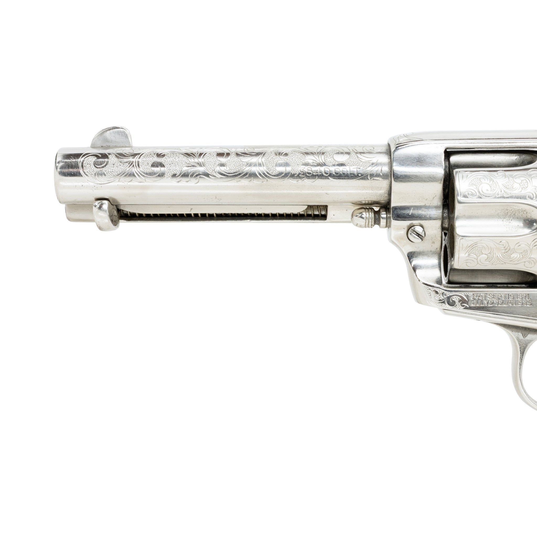 Engraved Colt First Generation Single Action Army Revolver