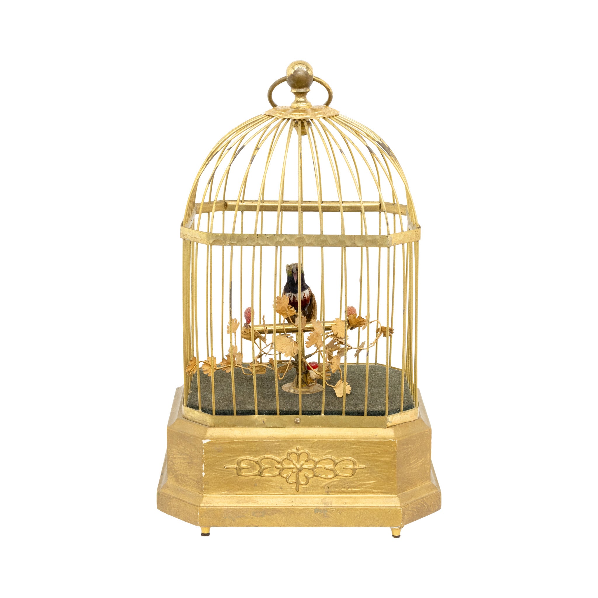 French Singing Bird Automation Cage