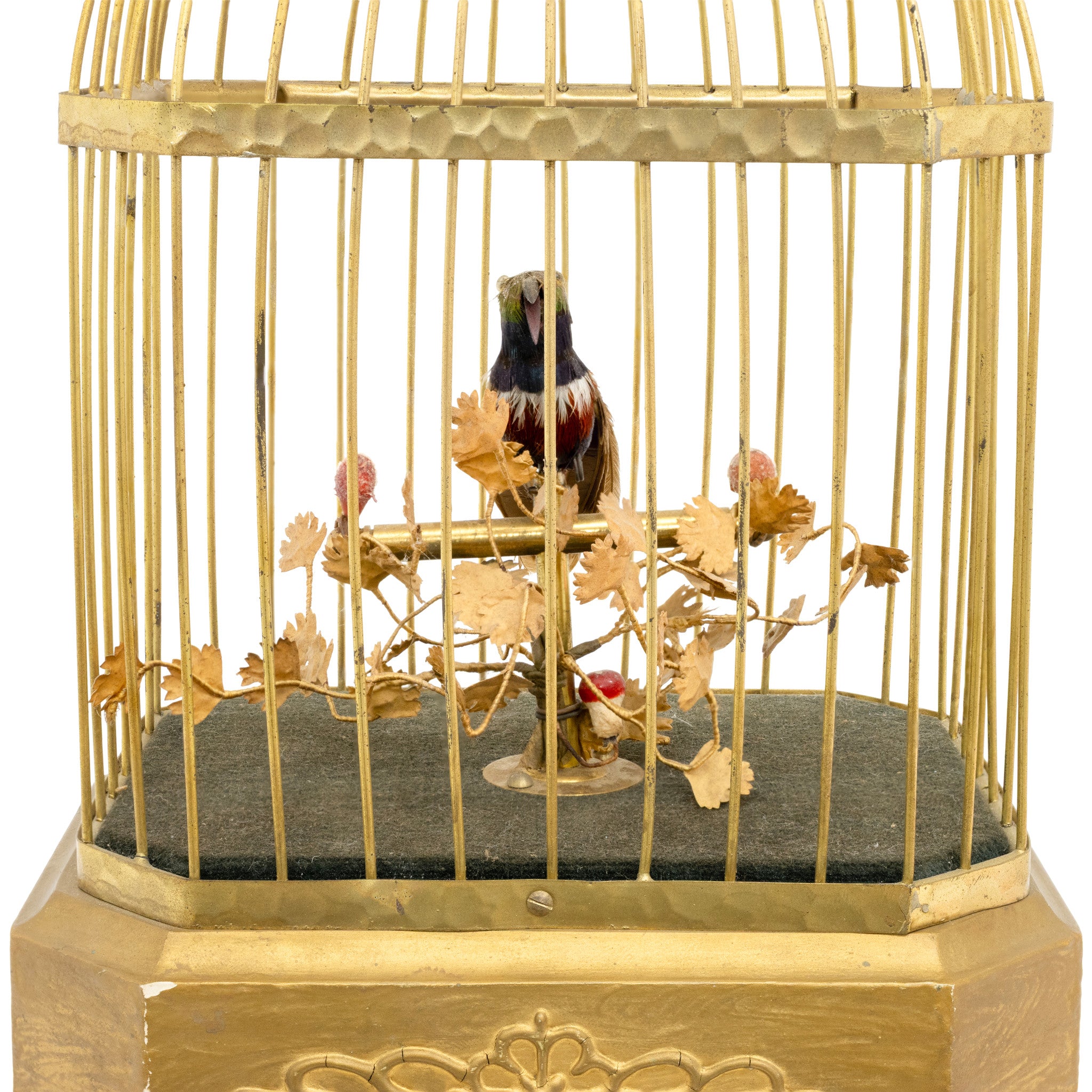 French Singing Bird Automation Cage