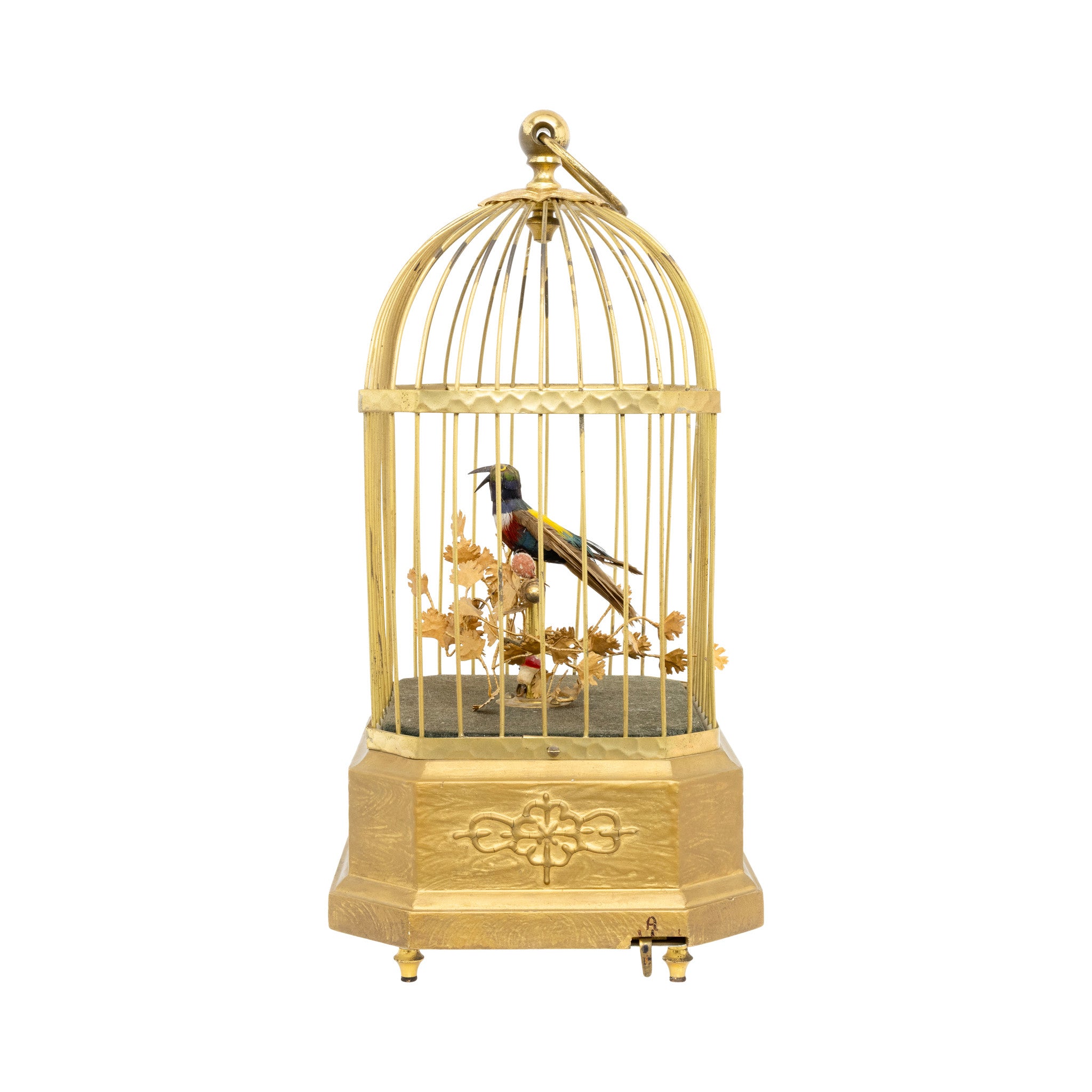 French Singing Bird Automation Cage