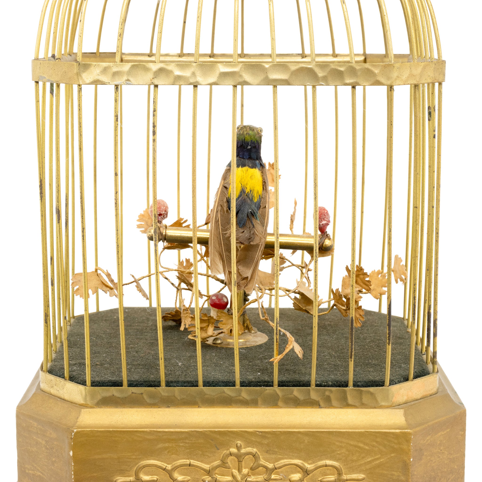 French Singing Bird Automation Cage