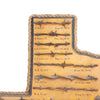 Texas Shaped Barbed Wire Display
