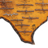 Texas Shaped Barbed Wire Display