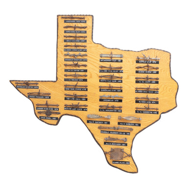 Texas Shaped Barbed Wire Display, Western, Other, Other