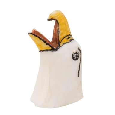 Inuit Carved Eagle Head, Native, Carving, Ivory