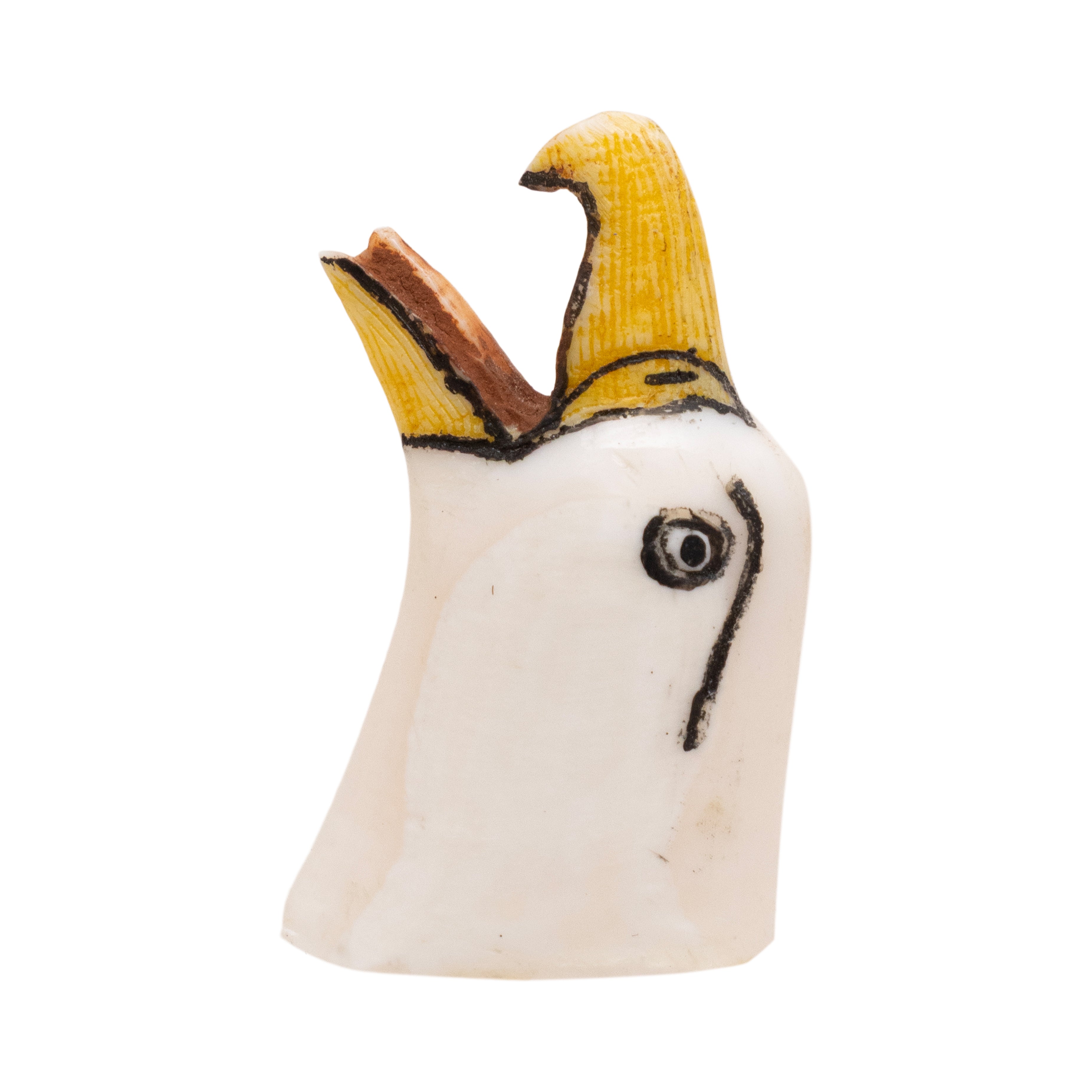 Inuit Carved Eagle Head