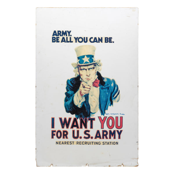 Army Be All You Can Be Recruitment Sign, Furnishings, Decor, Other