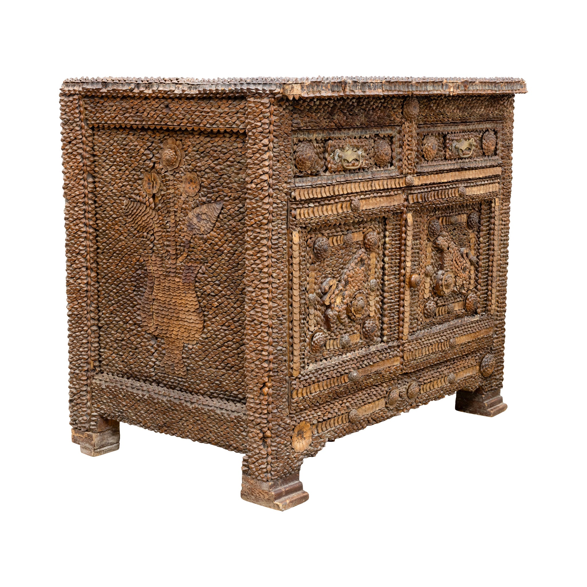 Hudson River Adirondack Pinecone Hutch