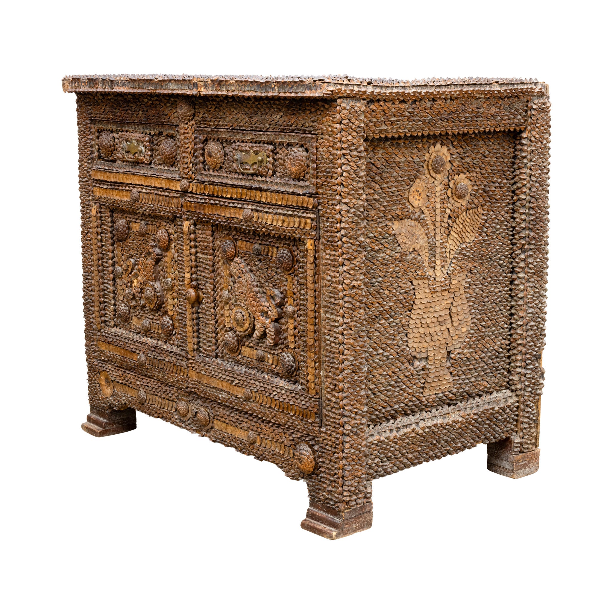 Hudson River Adirondack Pinecone Hutch