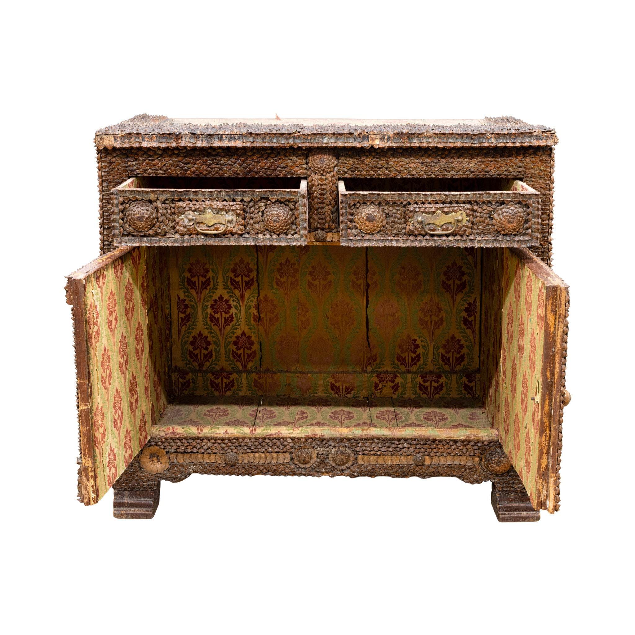 Hudson River Adirondack Pinecone Hutch