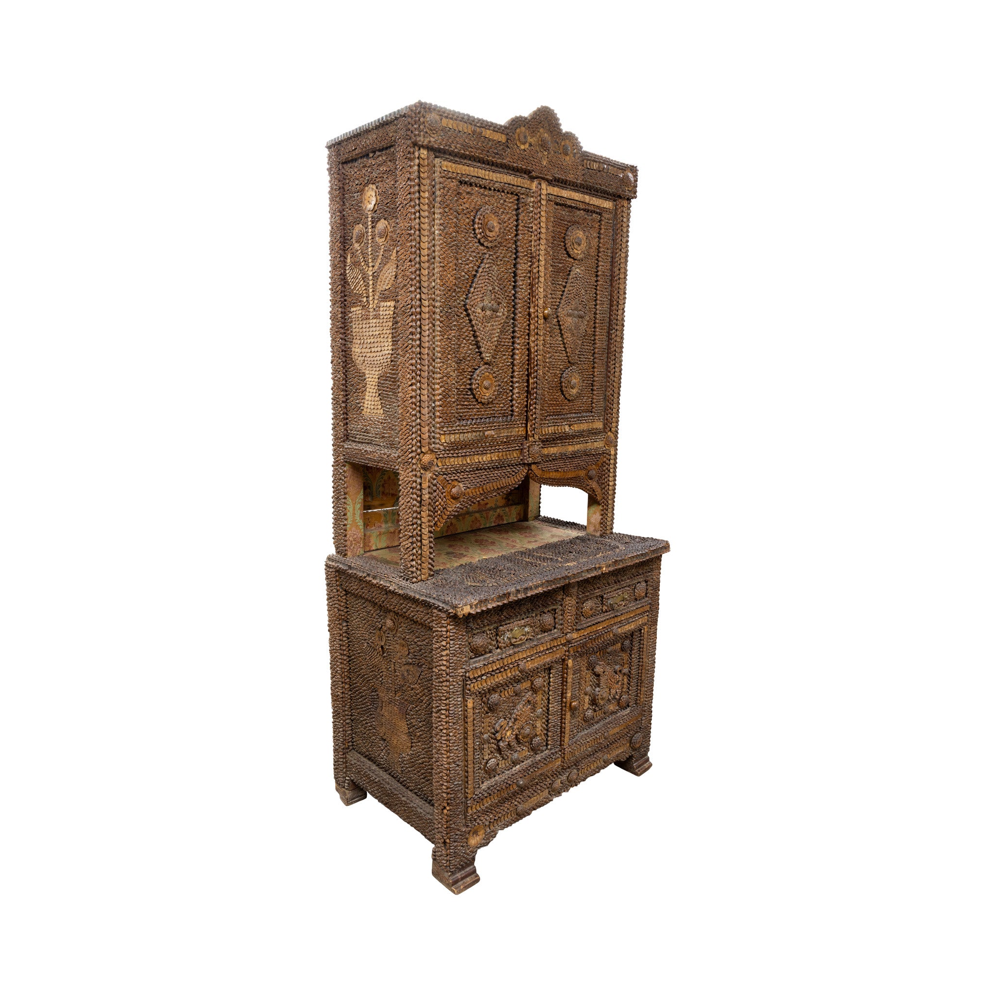 Hudson River Adirondack Pinecone Hutch
