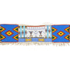 Large Plateau Fully Beaded Saddle Throw