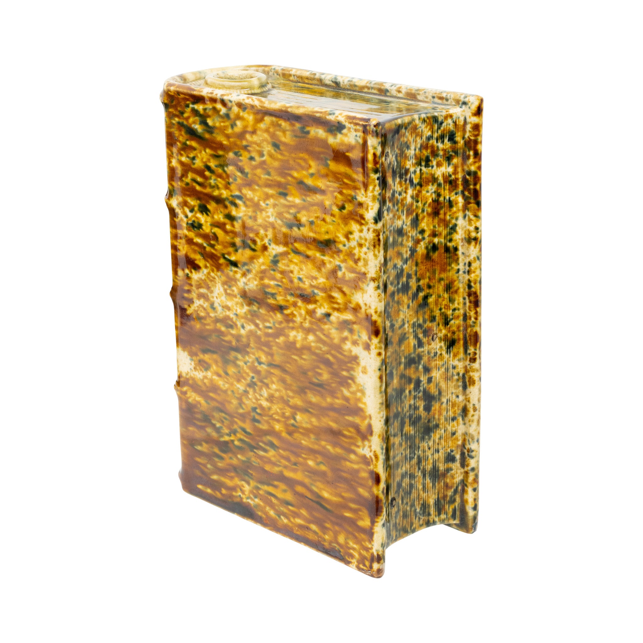 Bennington Pottery Flint Book Flask