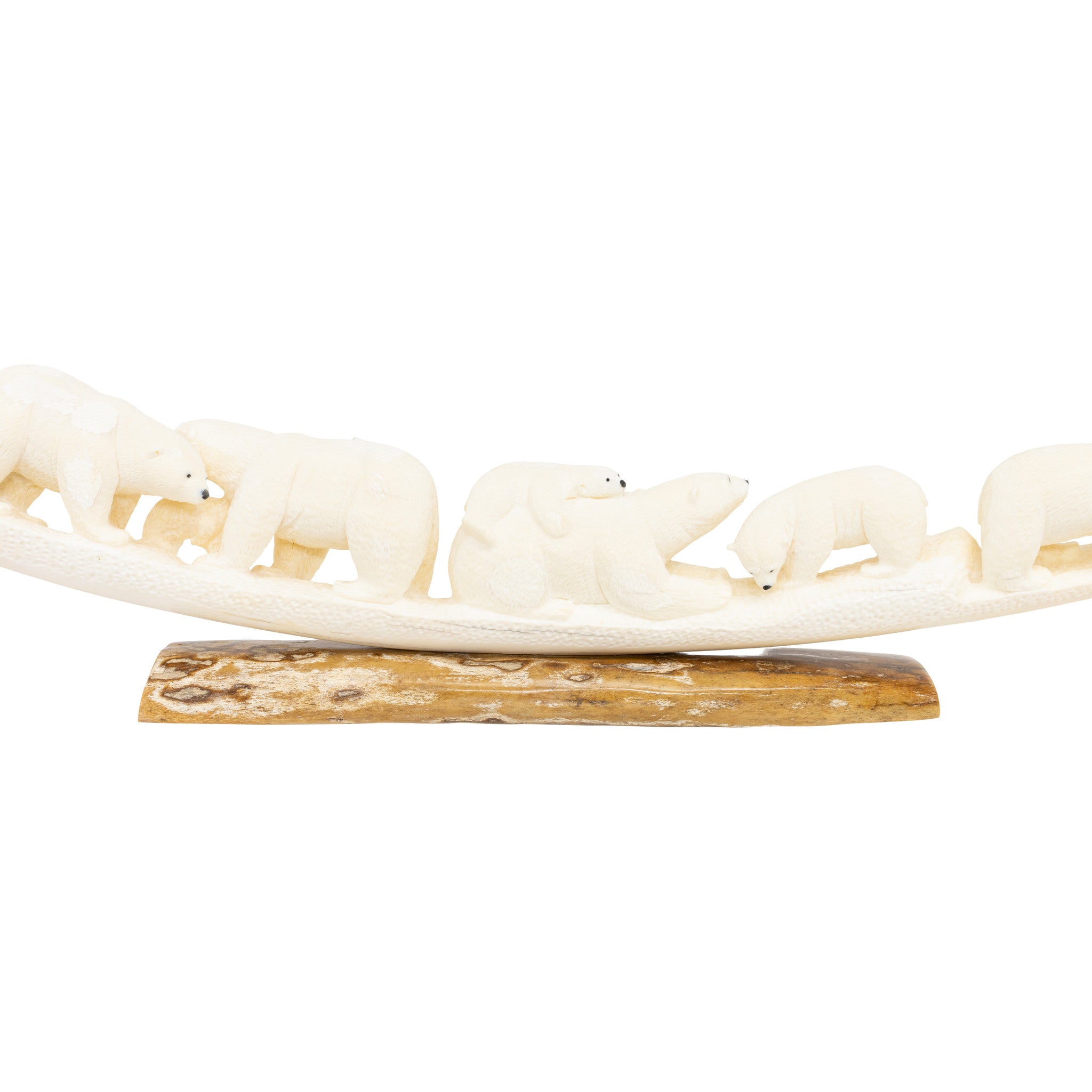 Ronald Apangalook Walrus Ivory Carving