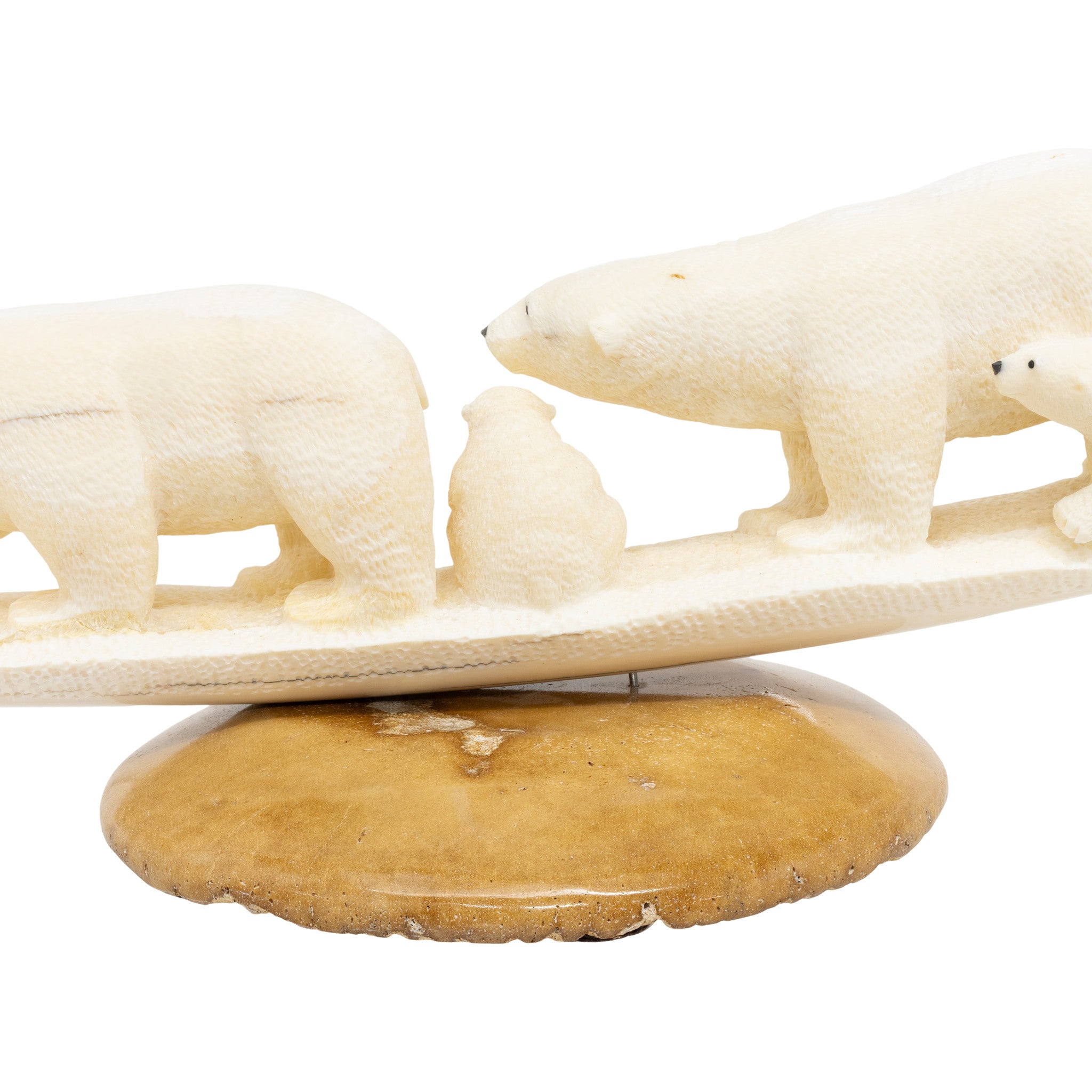 Ronald Apangalook Walrus Ivory Carving