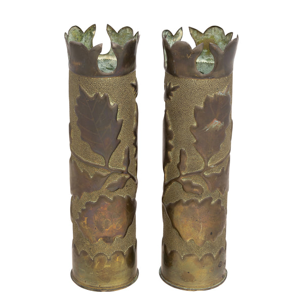 Trench Art Pair, Furnishings, Decor, Trench Art