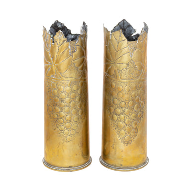 Trench Art Pair, Furnishings, Decor, Trench Art