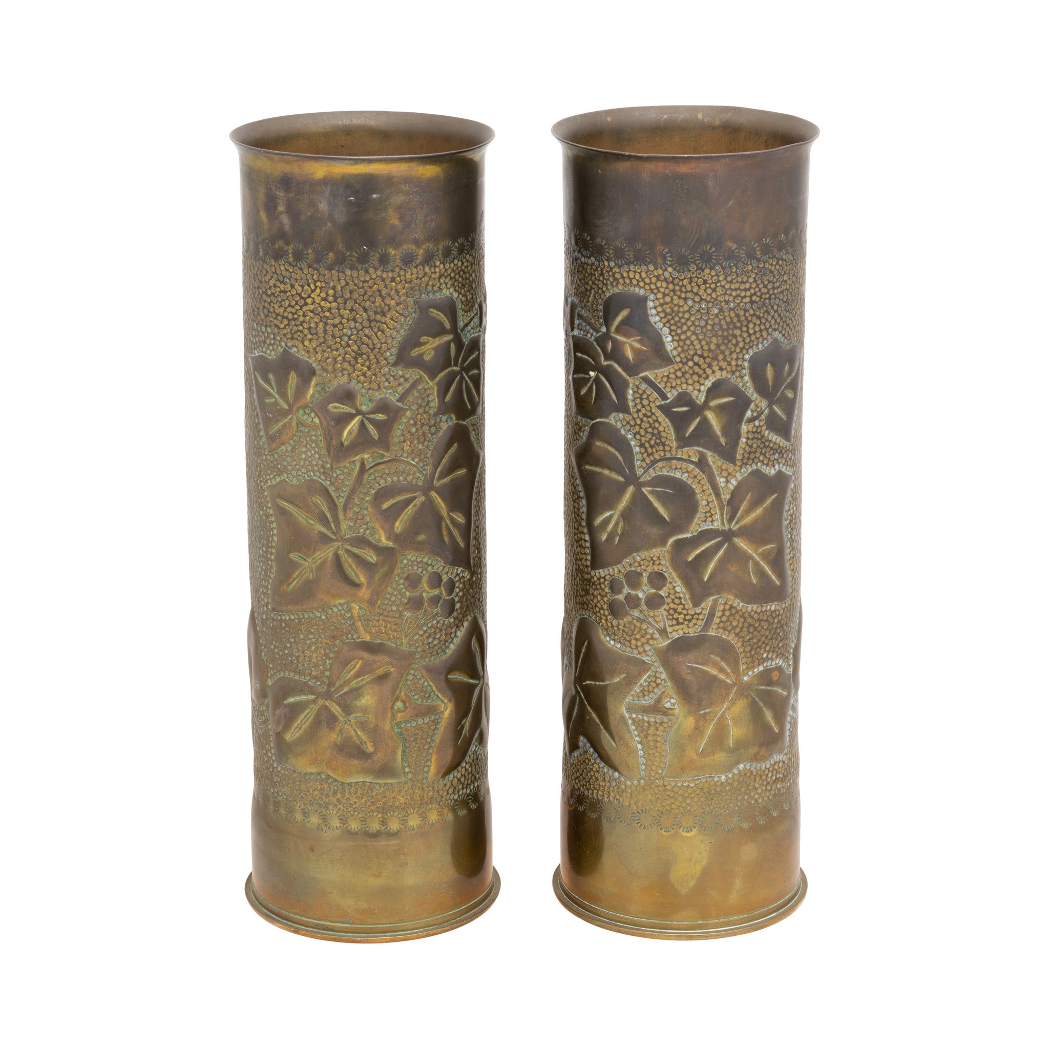 Trench Art Pair, Furnishings, Decor, Trench Art