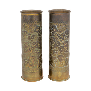 Trench Art Pair, Furnishings, Decor, Trench Art