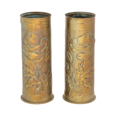 Trench Art Pair, Furnishings, Decor, Trench Art